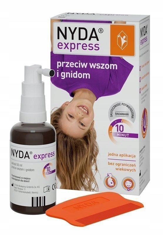 szampon przeciw wszom dla dzieci nyda 2 x 50