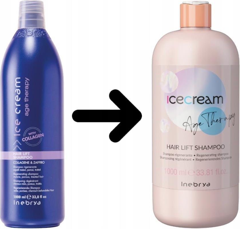 szampon regenerujący 1000 ml hair lift inebrya