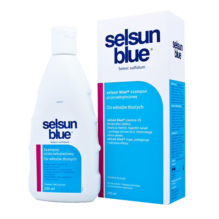 szampon selun blue 200 ml do włosów tłustych