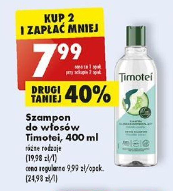 szampon timotei biedronka