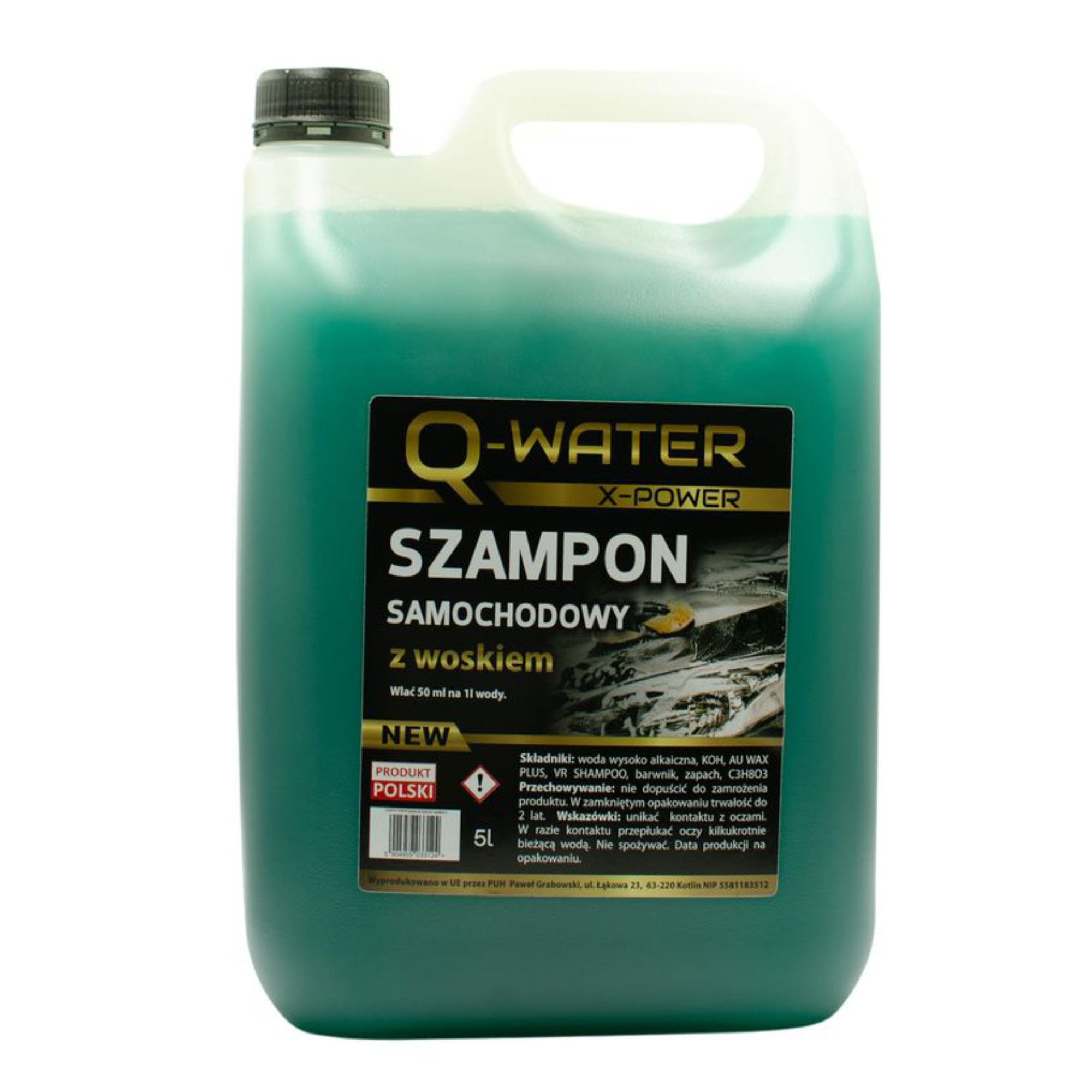 szampon z woskiem 5l