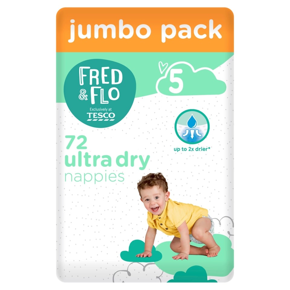 tesco pampers size 5