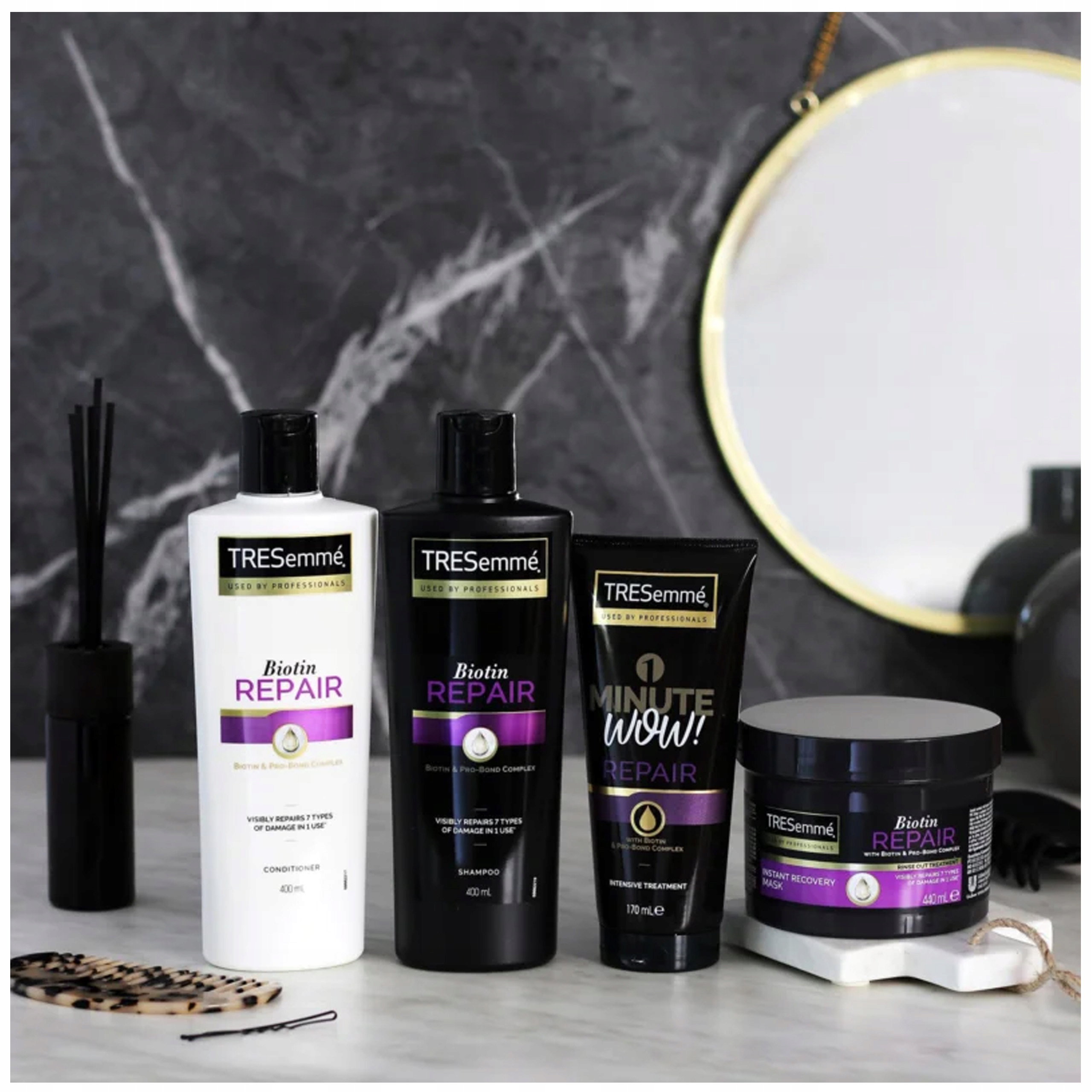 tresemme maska do włosów zniszczonych biotin+ repair 7