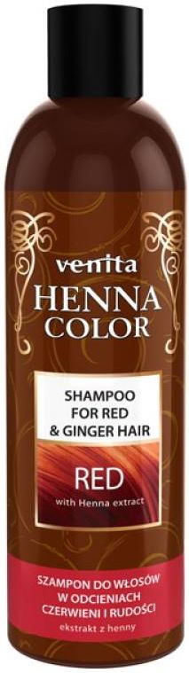 venita henna color szampon do włosów rudych red opinie