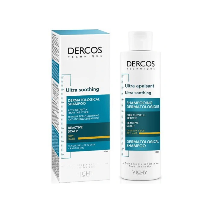 vichy dercos sensitive szampon ultrakojący