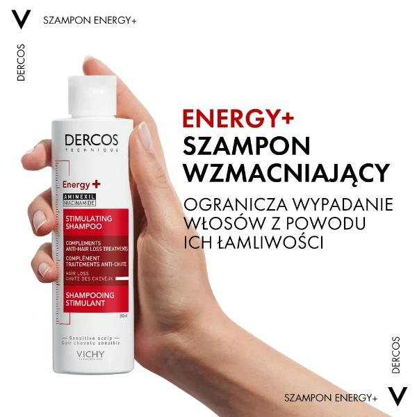 vichy szampon wzmacniający a energising