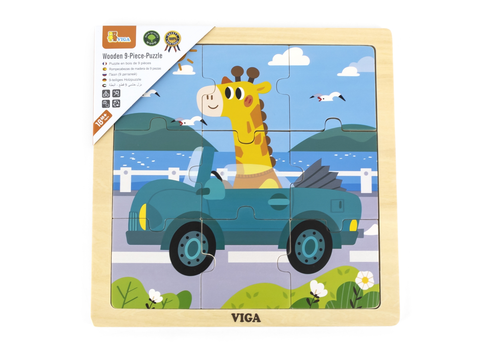 Viga 44592 Drewniane puzzle