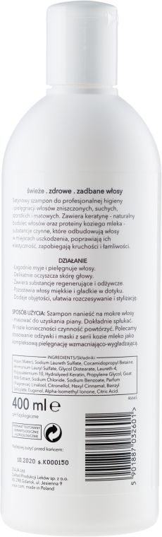 vital pharma kozie mleko szampon skład