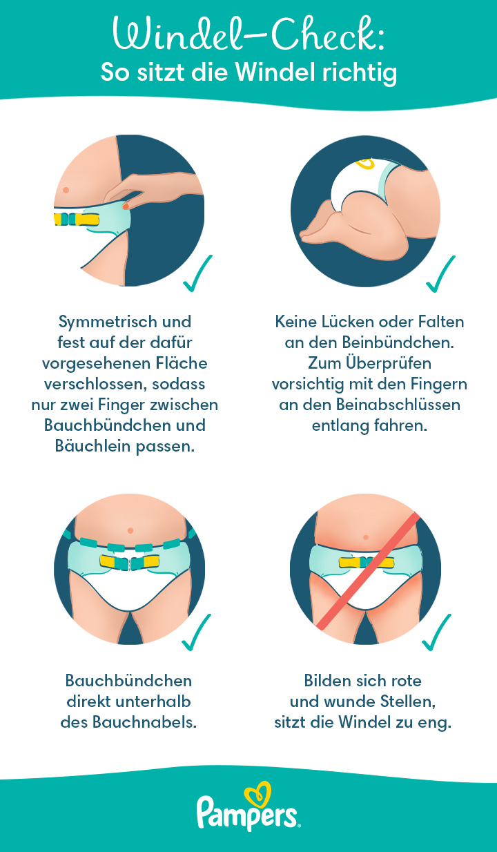 warum ist beim pampers keine anzeige