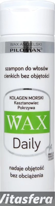 wax pilomax daily szampon do włosów cienkich bez objętości 200ml