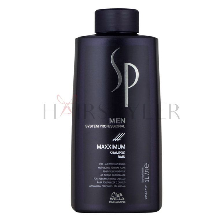 wella sp men maxximum szampon dla mężczyzn wzmacniający włosy 1000ml