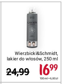 wierzbicki & schmidt lakier do włosów forma