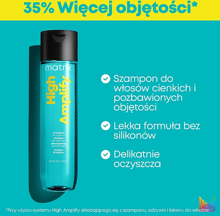 wizaz atrix new high amplify objętość szampon 300 ml