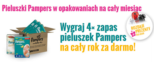 wygraj roczny zapas pieluszek pampers 2019