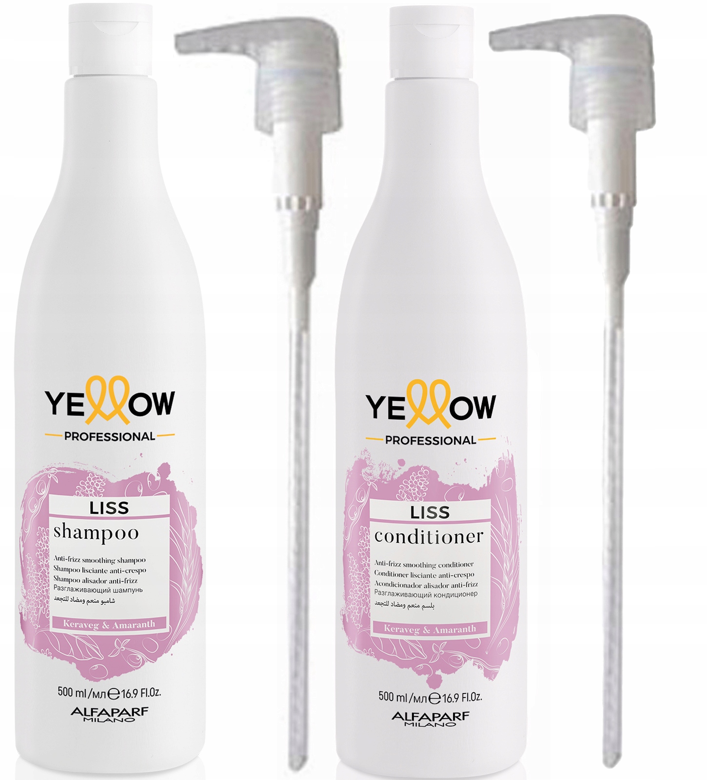 yellow liss szampon do włosów prostowanych 500 ml