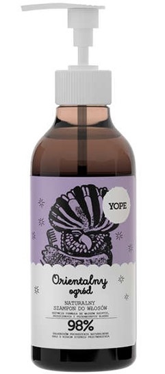 yope naturalny szampon do włosów orientalny ogród 300 ml skłąd