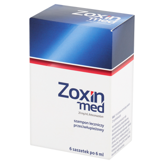 zoxin med 20 mg ml szampon leczniczy przeciwłupieżowy